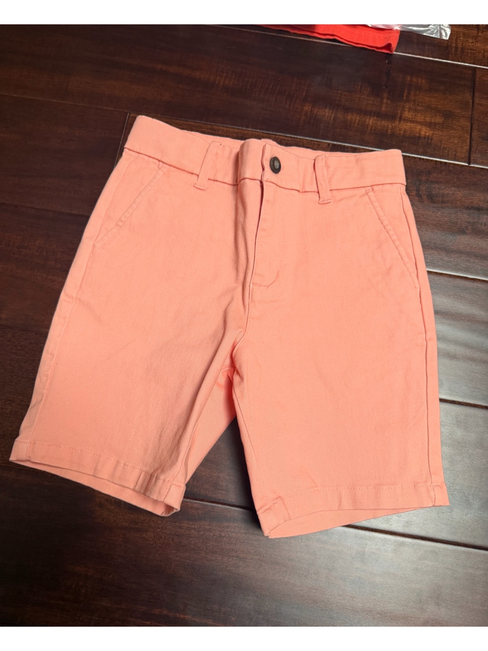 New w/o tag Janie and Jack Coral Pink boys Shorts size 7